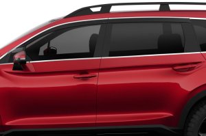 Subaru Ascent Ventvisors - Husky Liners - Low Profile - Chrome - `19-`23